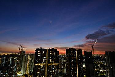 Thumbnail of As the night falls in the Singapore heartland